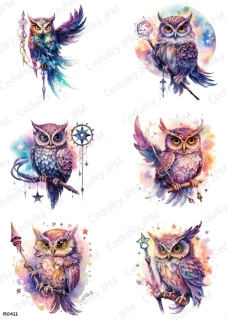 Rýžový a Soft  papír  A4 pro decoupage- R0411