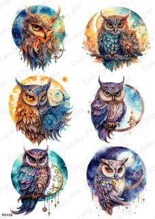 Rýžový a Soft  papír  A4 pro decoupage- R0412