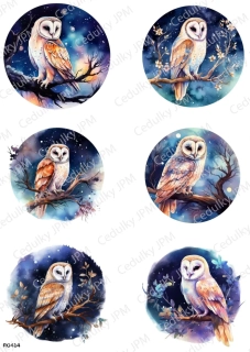 Rýžový a Soft  papír  A4 pro decoupage- R0414
