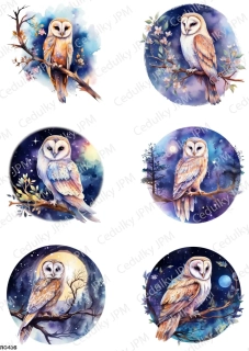 Rýžový a Soft  papír  A4 pro decoupage- R0416