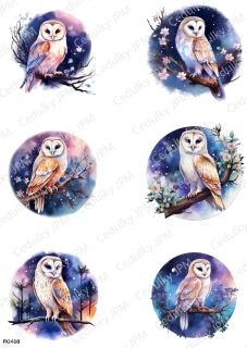 Rýžový a Soft  papír  A4 pro decoupage- R0418