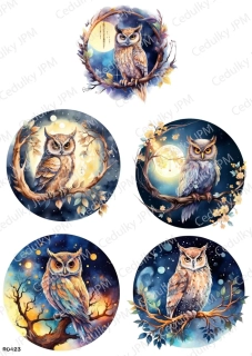 Rýžový a Soft  papír  A4 pro decoupage- R0423