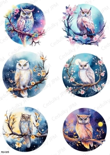 Rýžový a Soft  papír  A4 pro decoupage- R0425