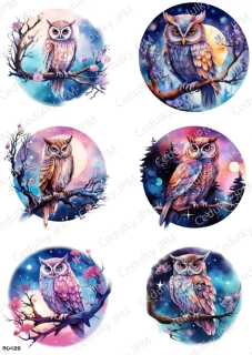 Rýžový a Soft  papír  A4 pro decoupage- R0426