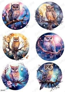 Rýžový a Soft  papír  A4 pro decoupage- R0427