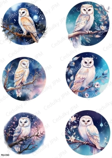 Rýžový a Soft  papír  A4 pro decoupage- R0430