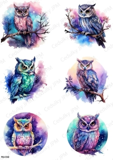 Rýžový a Soft  papír  A4 pro decoupage- R0432