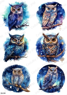 Rýžový a Soft  papír  A4 pro decoupage- R0435