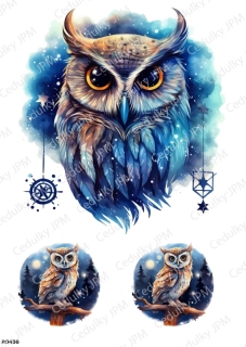 Rýžový a Soft  papír  A4 pro decoupage- R0436