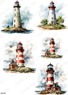 Rýžový a Soft  papír  A4 pro decoupage- R0443