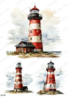 Rýžový a Soft  papír  A4 pro decoupage- R0444