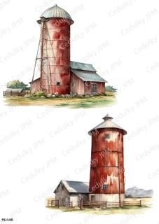 Rýžový a Soft  papír  A4 pro decoupage- R0445
