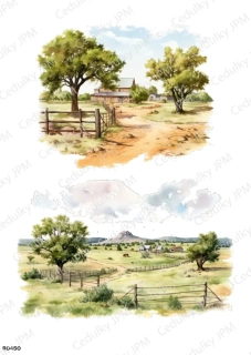Rýžový a Soft  papír  A4 pro decoupage- R0450