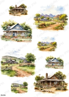 Rýžový a Soft  papír  A4 pro decoupage- R0451