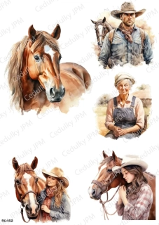 Rýžový a Soft  papír  A4 pro decoupage- R0452