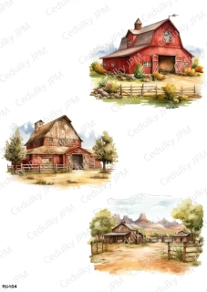 Rýžový a Soft  papír  A4 pro decoupage- R0454