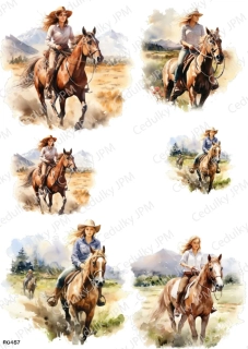 Rýžový a Soft  papír  A4 pro decoupage- R0457