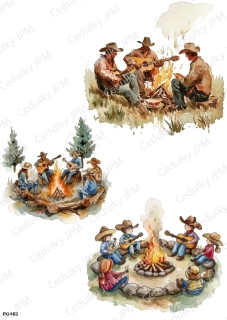 Rýžový a Soft  papír  A4 pro decoupage- R0461