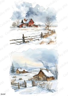 Rýžový a Soft  papír  A4 pro decoupage- R0467