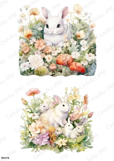 Rýžový a Soft  papír  A4 pro decoupage- R0478