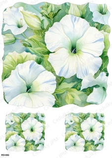 Rýžový a Soft  papír  A4 pro decoupage- R0486