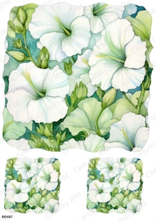 Rýžový a Soft  papír  A4 pro decoupage- R0487