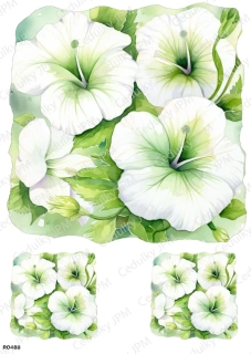 Rýžový a Soft  papír  A4 pro decoupage- R0488