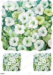 Rýžový a Soft  papír  A4 pro decoupage- R0490
