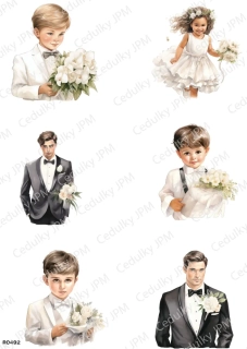Rýžový a Soft  papír  A4 pro decoupage- R0492