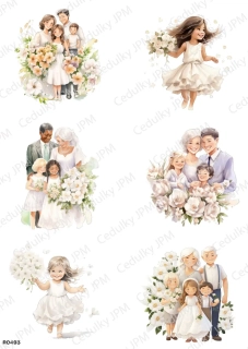Rýžový a Soft  papír  A4 pro decoupage- R0493