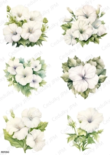 Rýžový a Soft  papír  A4 pro decoupage- R0500