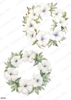 Rýžový a Soft  papír  A4 pro decoupage- R0502