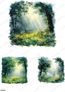 Rýžový a Soft  papír  A4 pro decoupage- R0503