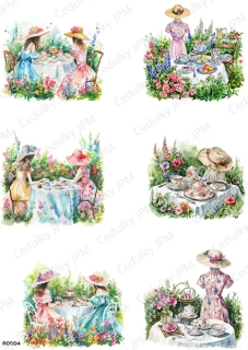 Rýžový a Soft  papír  A4 pro decoupage- R0504