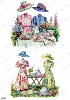 Rýžový a Soft  papír  A4 pro decoupage- R0505