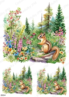 Rýžový a Soft  papír  A4 pro decoupage- R0514