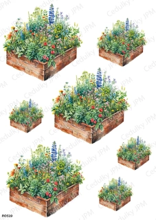 Rýžový a Soft  papír  A4 pro decoupage- R0519