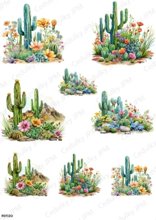 Rýžový a Soft  papír  A4 pro decoupage- R0520