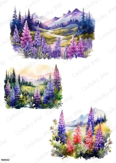 Rýžový a Soft  papír  A4 pro decoupage- R0532