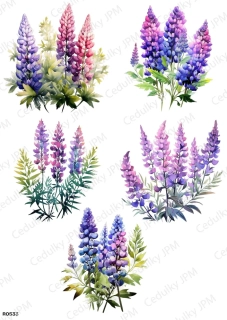 Rýžový a Soft  papír  A4 pro decoupage- R0533