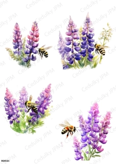 Rýžový a Soft  papír  A4 pro decoupage- R0534