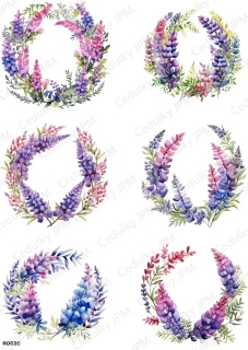 Rýžový a Soft  papír  A4 pro decoupage- R0535
