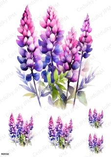 Rýžový a Soft  papír  A4 pro decoupage- R0538