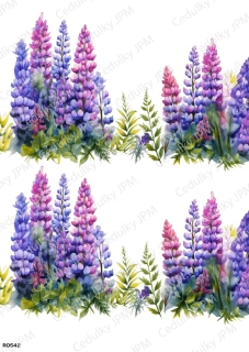 Rýžový a Soft  papír  A4 pro decoupage- R0542