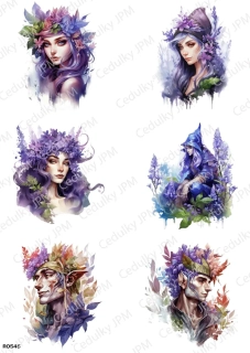 Rýžový a Soft  papír  A4 pro decoupage- R0545