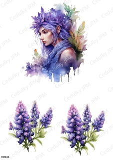 Rýžový a Soft  papír  A4 pro decoupage- R0546