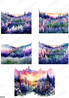 Rýžový a Soft  papír  A4 pro decoupage- R0552