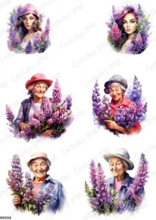 Rýžový a Soft  papír  A4 pro decoupage- R0553