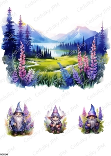 Rýžový a Soft  papír  A4 pro decoupage- R0556