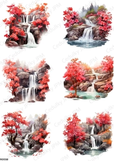 Rýžový a Soft  papír  A4 pro decoupage- R0558